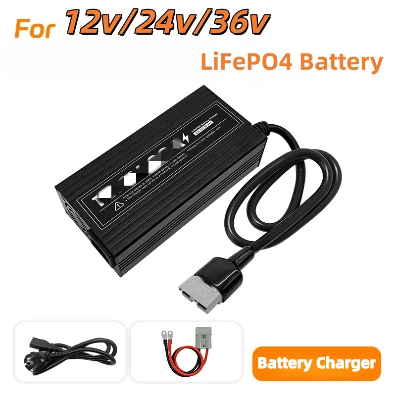 Зарядное устройство LiFePO4 14,6 В 29,2 В 43,8 В 10 А/20 А/30 А для аккумуляторов Lifepo4 12 В, 24 В, 36 В
