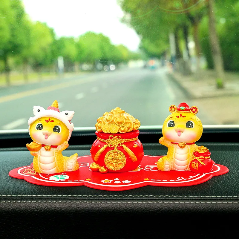 

Chinese Spring Festival Money Tree God Feng Shui Lucky Fortune Miniature 2025 Snake Year Home Decorating Desktop Car Ornaments