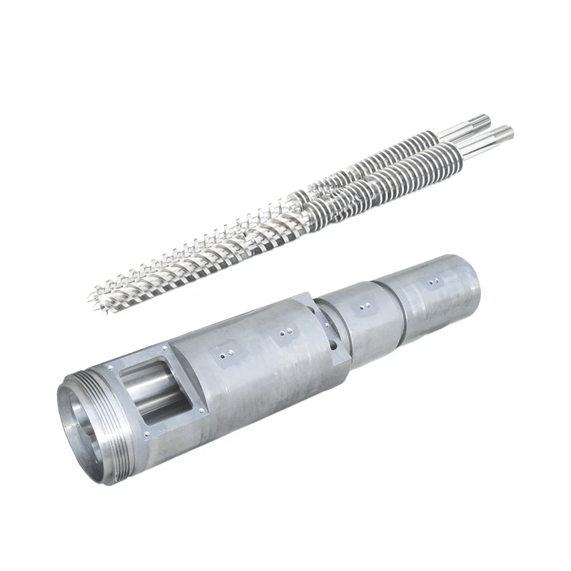 OEM Custom Extruder Conical Twin Screw Barrel for Extrusion Machine