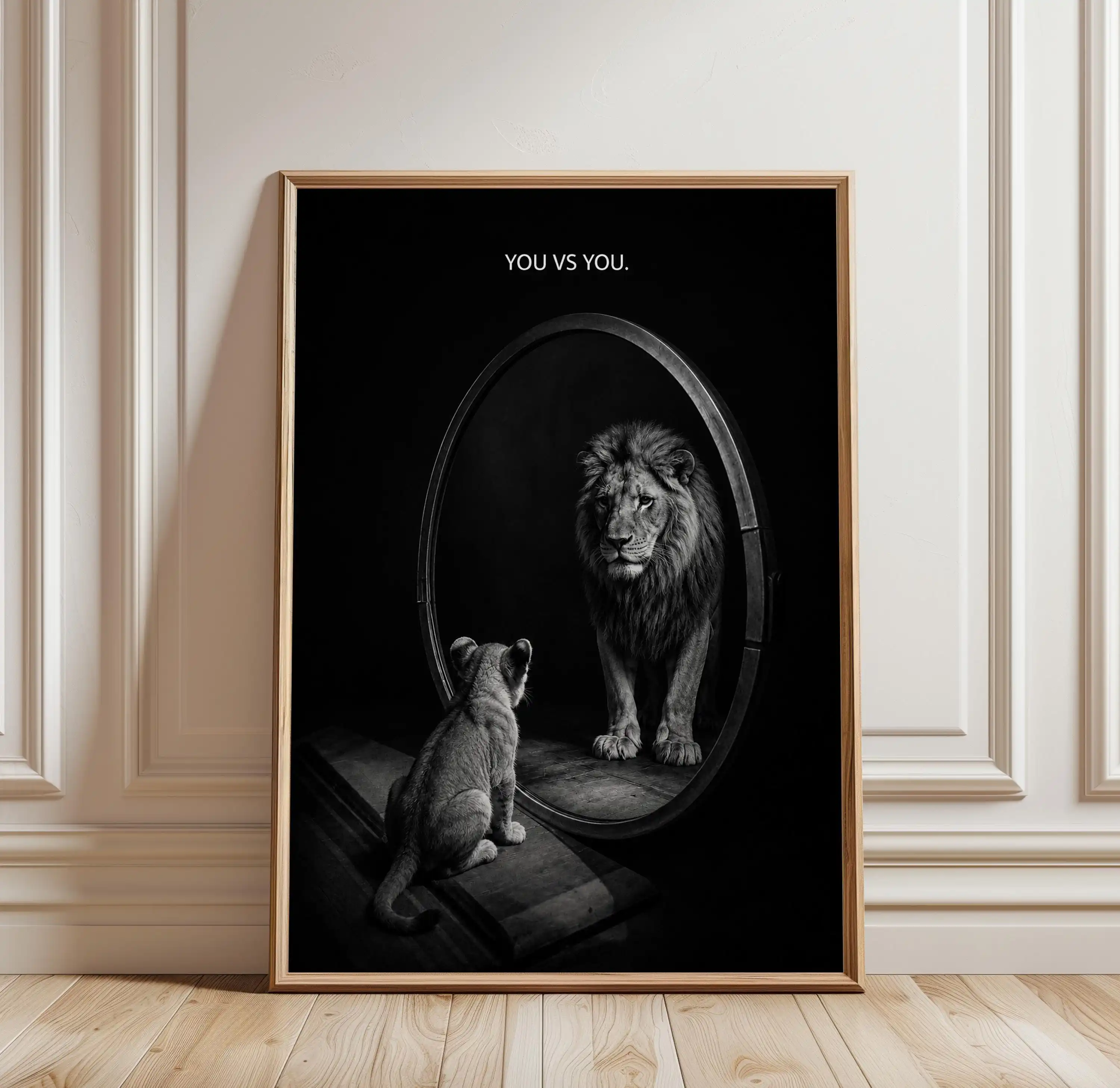 Motivational Poster,Motivation Print,Inspirational Animal Wall Art,Suitable for decorating living rooms, rooms, and office areas