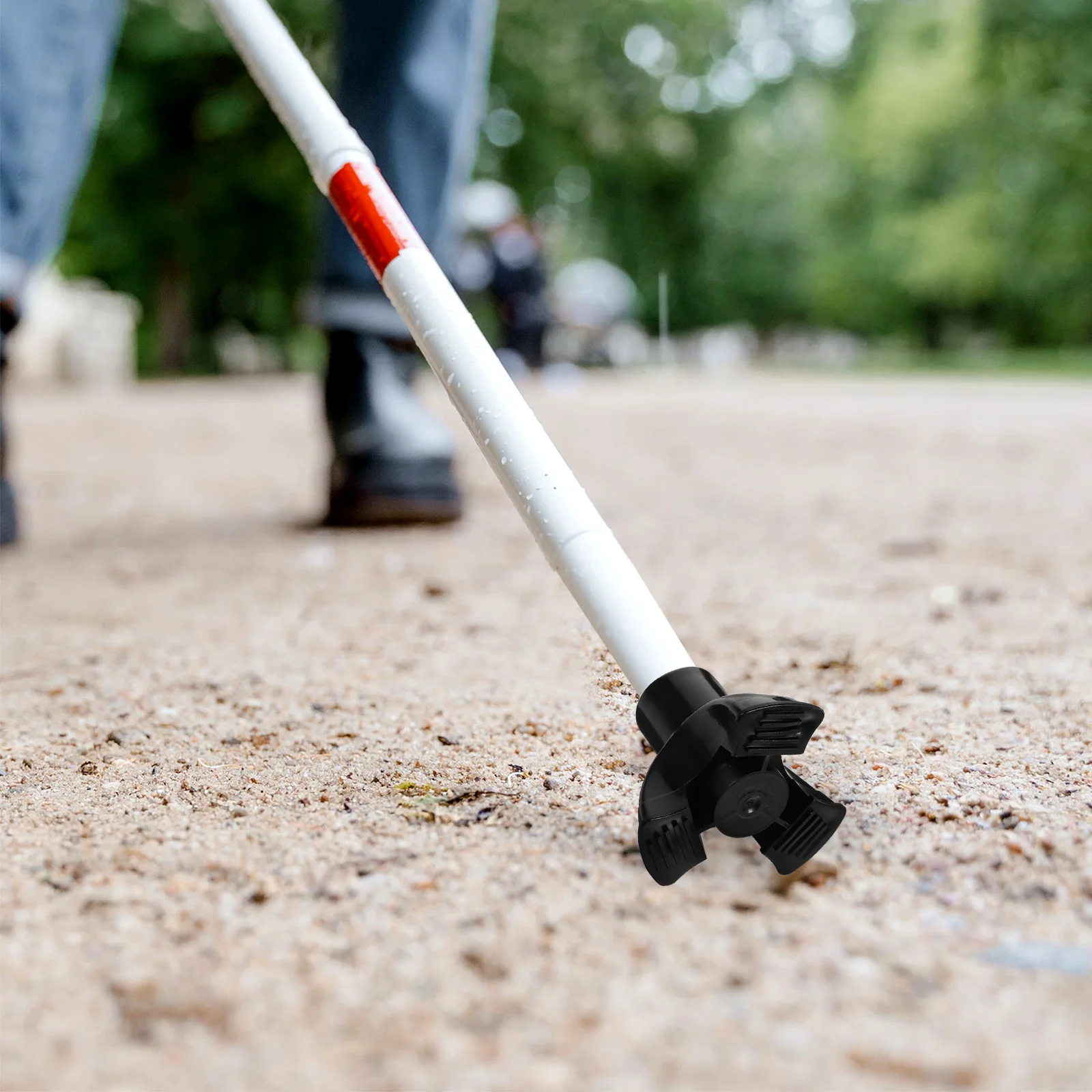 

4Pcs Walking Cane Accessories Non-Slip Tip Replacements Thickened Foot Covers for Trekking Poles Crutch Safety Protection