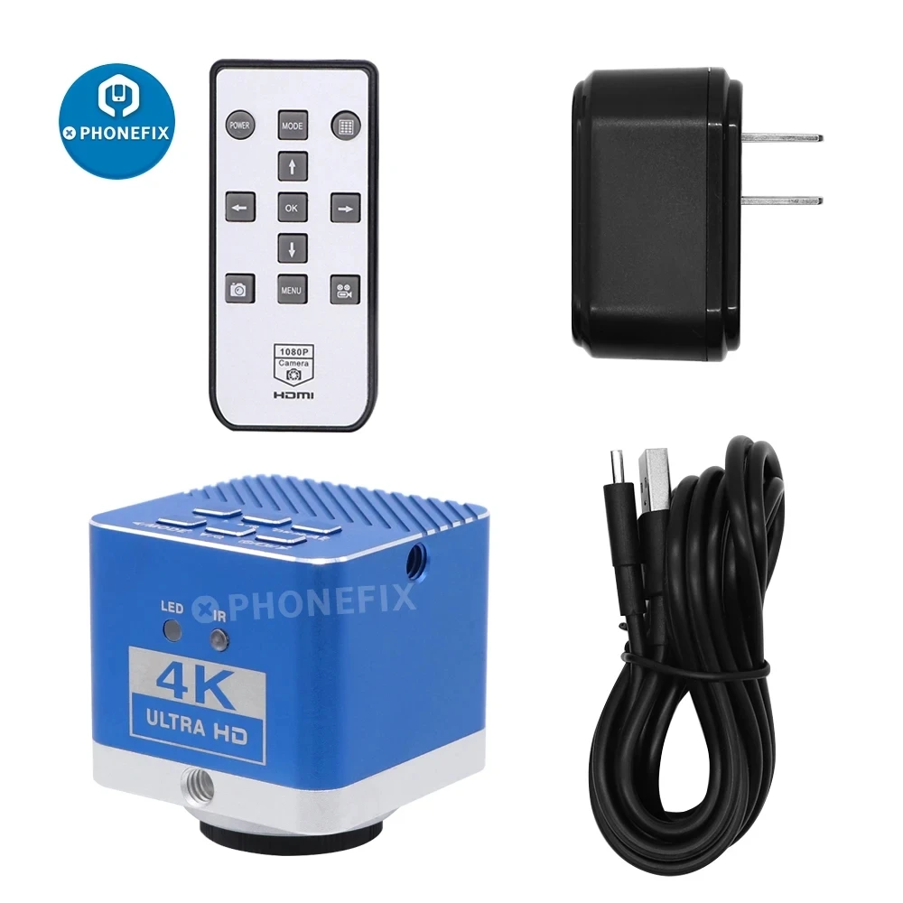 Câmera Video Industrial Ultra do Microscópio de hd Ferramentas Soldando do Reparo do Telefone Celular Fotografia Video da Gravação 4k