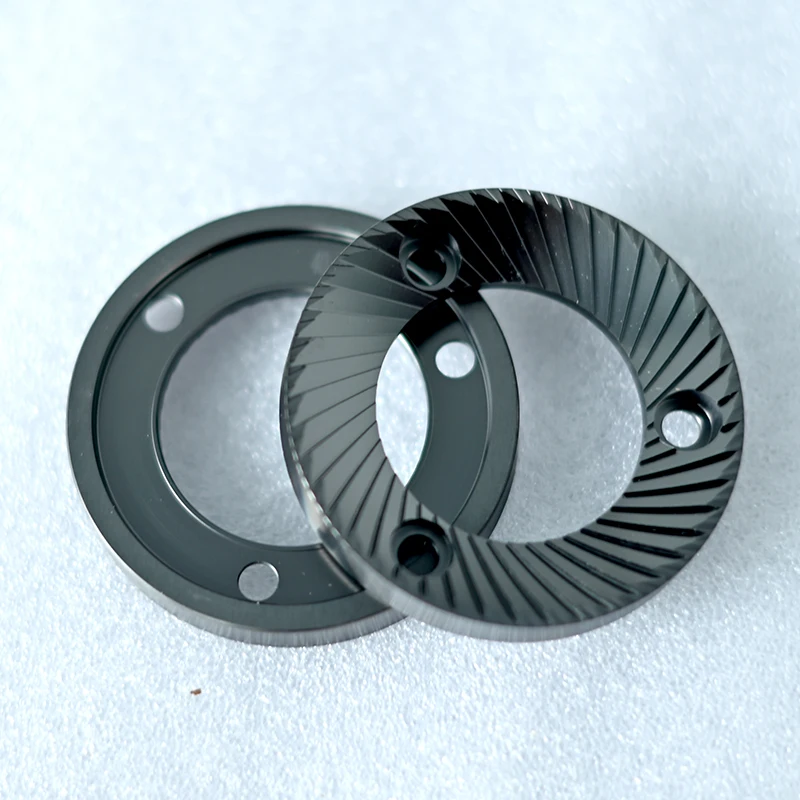 64mm Flat Burrs with DLC plating Sweet High-Uniformity Espresso Grinding, Commercial  Bean Grinder Burrs