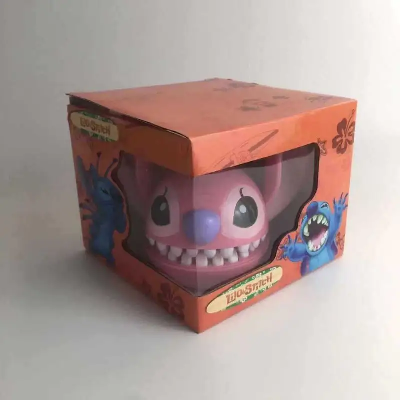 16cm Disney stich Bite Finger Figures Stitch Dentist Push Teeth Funny Game Model Toys Birthday Gifts for Kids baby toy gifts