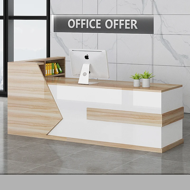 

Simple Modern Reception Desk Luxury Office Hair Salon Reception Desk Professional Beauty Mostrador Recepcion Office Furniture