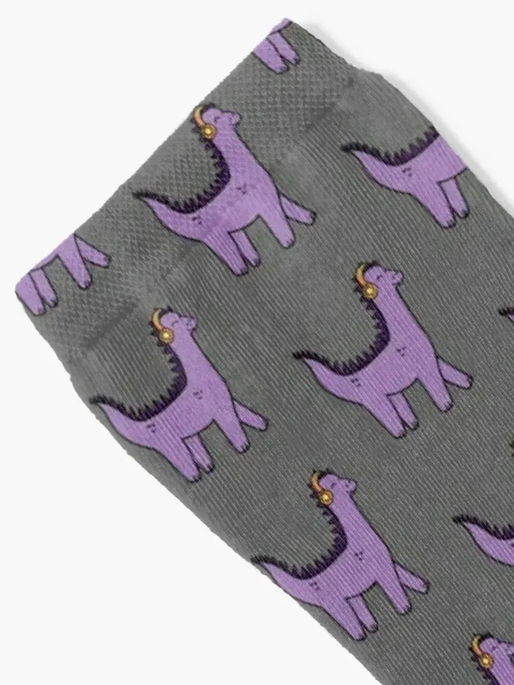 Musical Dino Socks Run luxury football christmas gift Men's Socks Women's