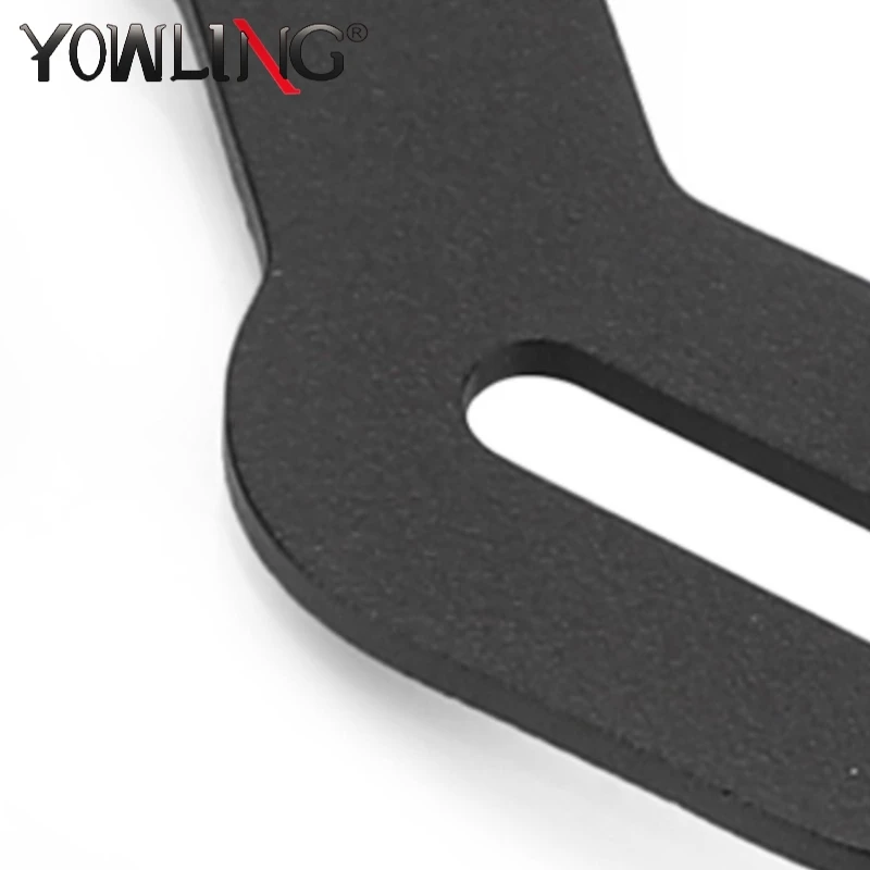 Motorcycle Accessories Universal Rear License Plate Adjustable Extension Bracket High-Quality Aluminum Rear License Bracket