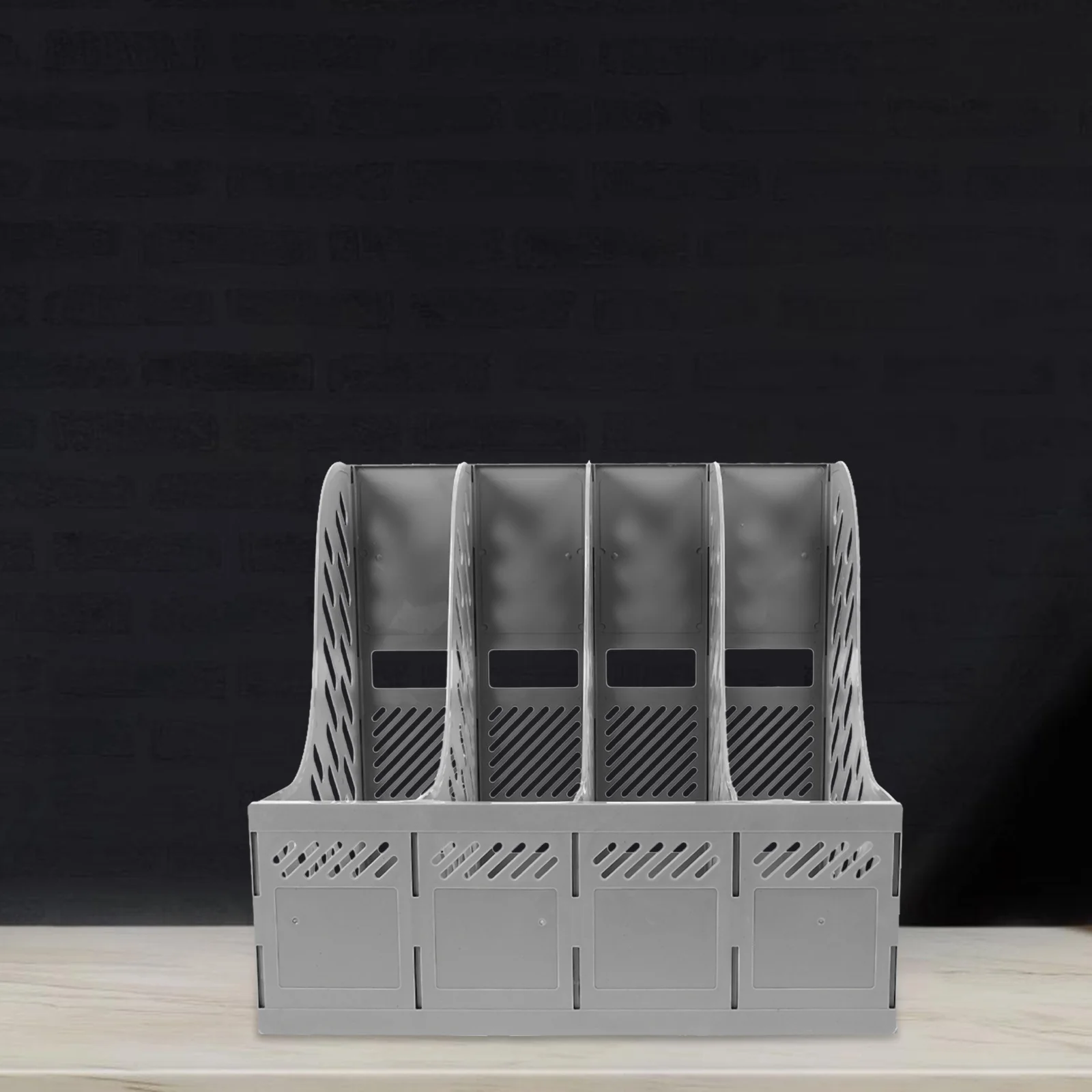 1 satz 1 Set Halter Dokument Lagerung Organizer Dokument Rack Desktop Datei Stehen Für Ordner Buchstaben Datei Organizer Rack