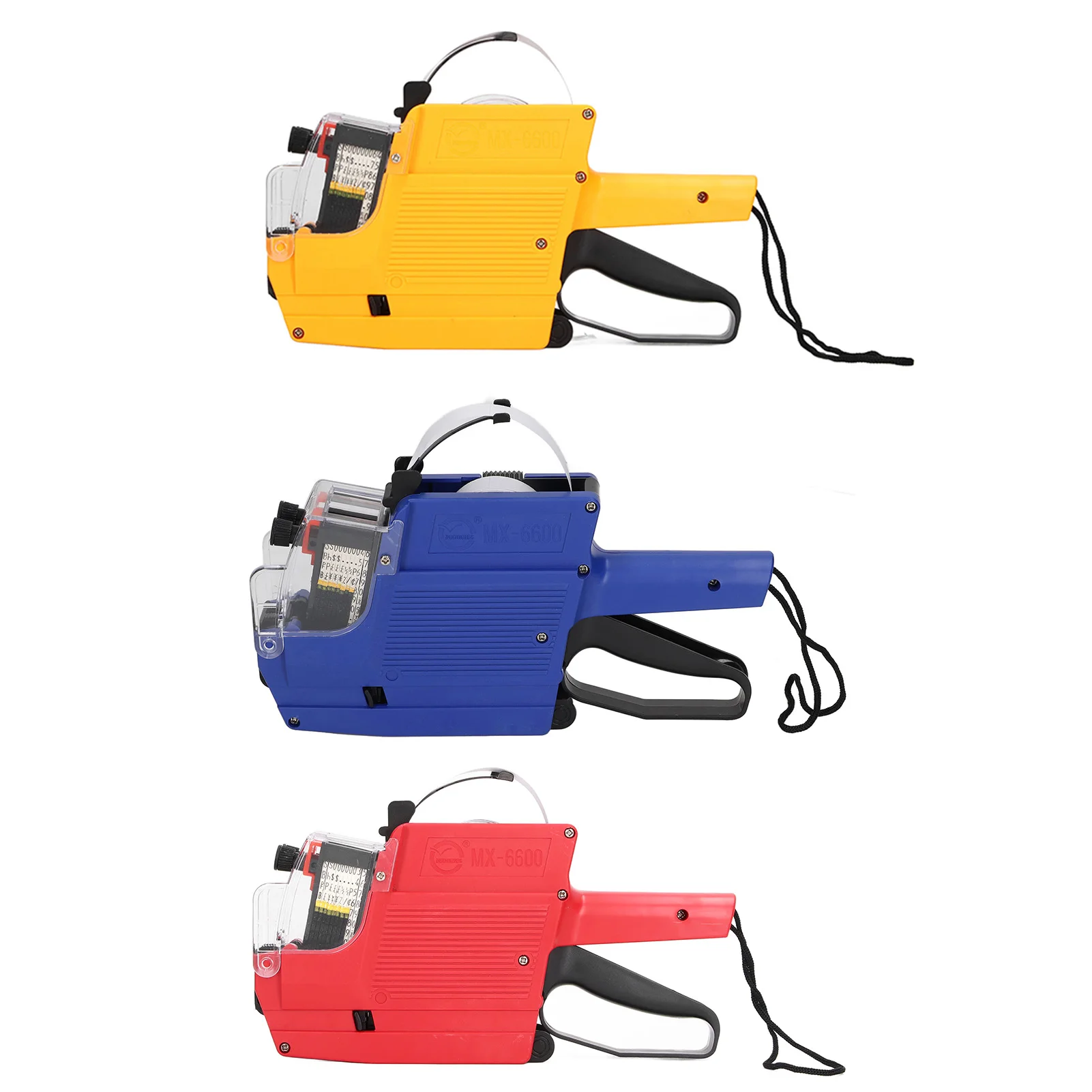 Alat Penempel Label Harga 10 Digit 2 Baris untuk Kantor Toko Ritel