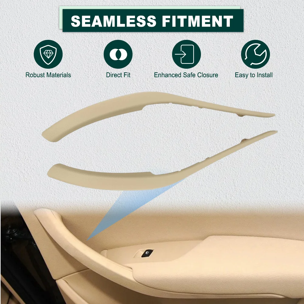 

2 шт. внутренняя внутренняя дверная ручка, накладка на панель, левая и правая для BMW X1 E84 2009-2015 51412991775, 51412991776