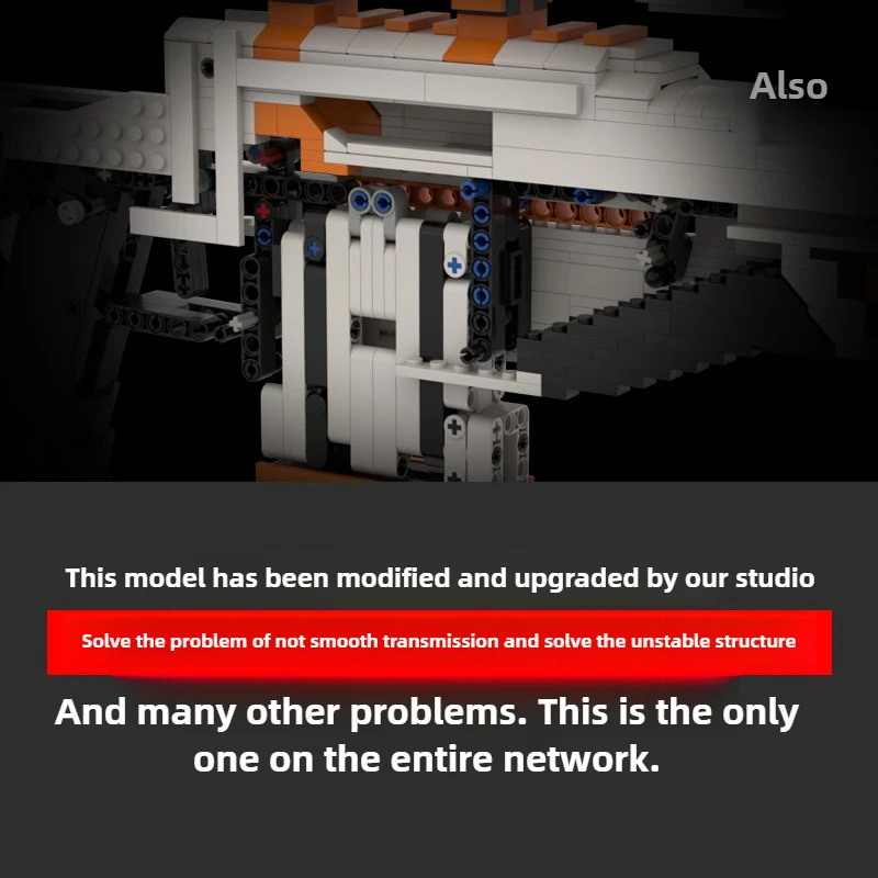 التقنية AWM بندقية قنص بنة CSGO الانبعاث تجميع الطوب MOC بندقية لعبة هدية للكبار الصبي مروحة عسكرية #3