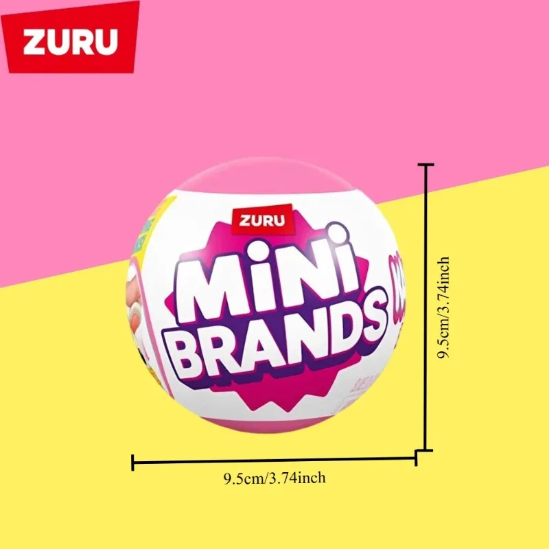 Zuru Surprise Toy Mini Toy Brands Kawai  Kawaii Food Toys  Mystery Random Blind Boxes Miniature Toy Original Birthday Gift