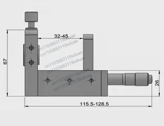 Nouveau support expérimental pour objectif de microscope à filtre spatial optique avec réglage de la position et collimation du faisceau