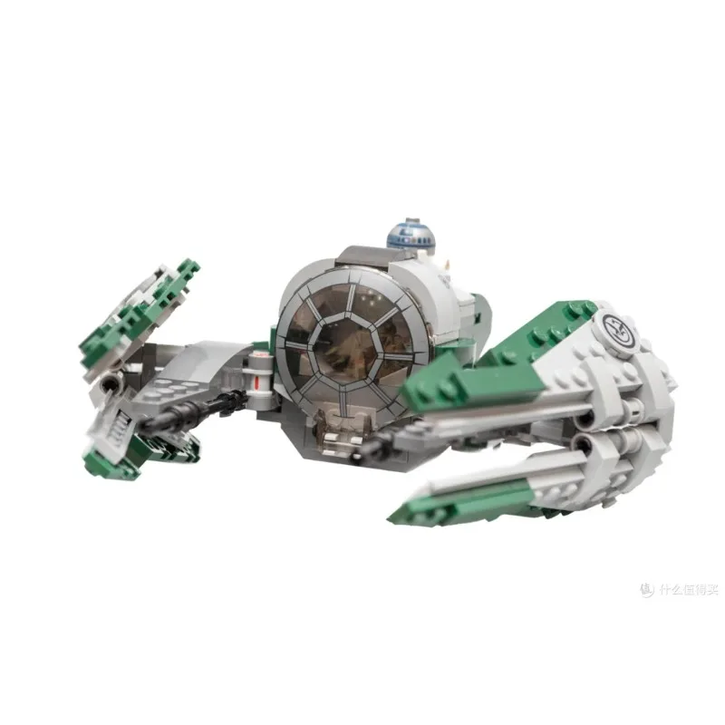 Blocs de construction Starfighter Jedi de Yoda, vaisseau spatial avec 2 figurines, briques à assembler, jouet cadeau pour enfants, 262 pièces