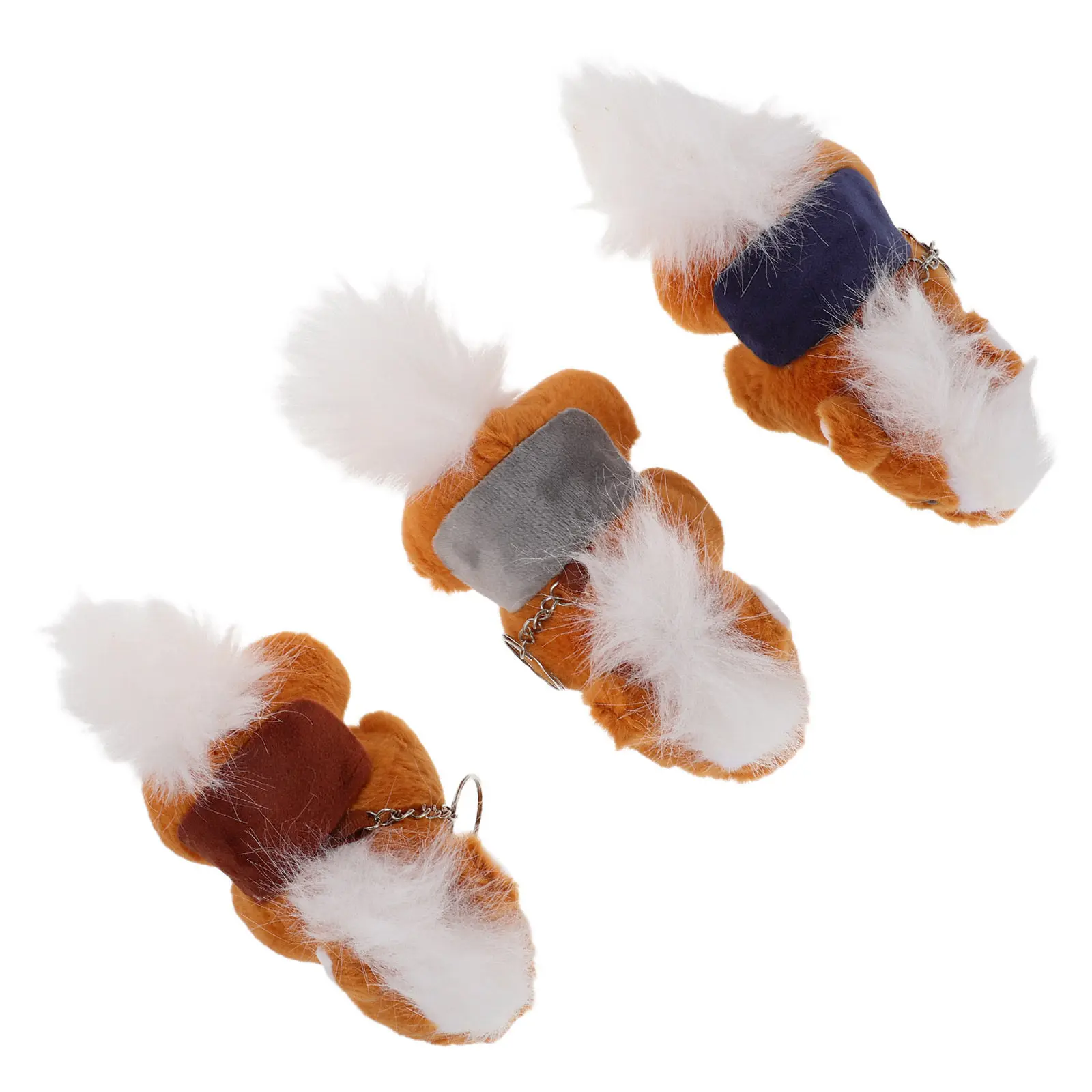 

Набор из 3 очаровательных брелоков-лошадок, тематика Китайского Нового года 2026, маленькие подвески-животные для сумок, кошельков, ключей, аксессуары