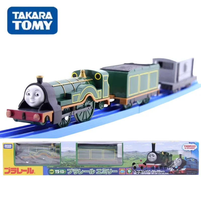 TAKARA TOMY Pule Road Road Electric train TS-13 Emili alloy compression shaft miniature model, adult decoration, boy toy,