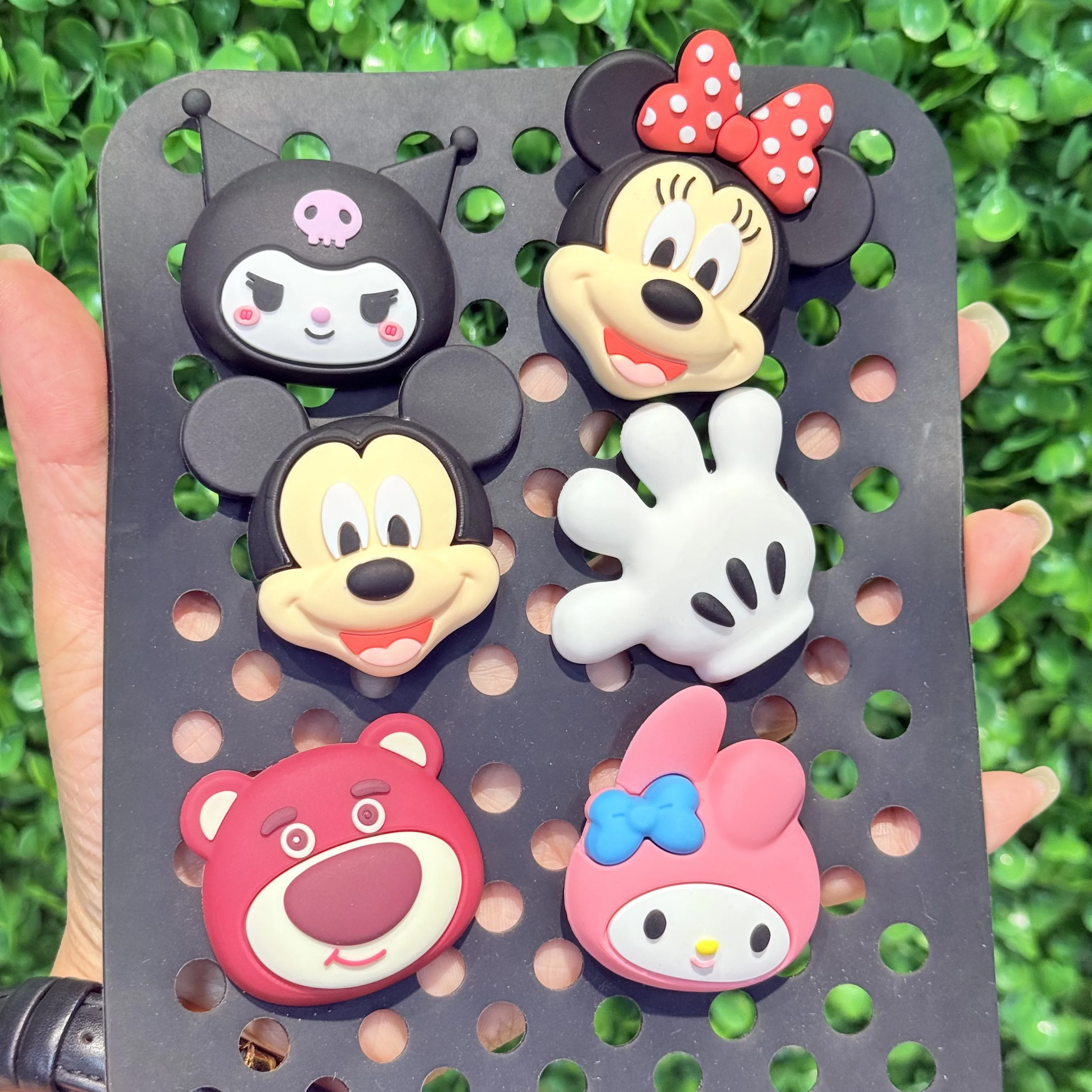 

1-6 шт. Miniso Disney Mickey Minnie Toy Story Sanrio Kuromi ПВХ 3D подвески для обуви дизайн женские булавки аксессуары садовая обувь пряжка