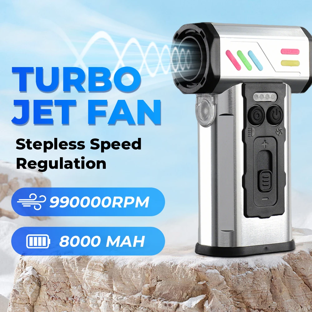توربو مروحة طائرة 990000 دورة في الدقيقة توربو جت منفاخ فرش مكنسة كهربائية منفاخ للكمبيوتر/لوحة المفاتيح/المنزل/نظيف السيارة منفاخ الهواء