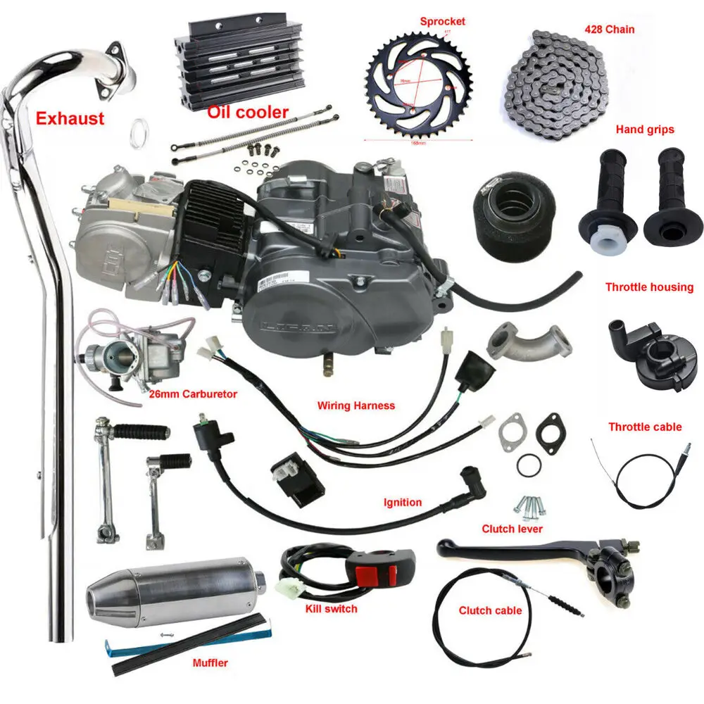 TDPRO Lifan 140cc Engine Motor Kit Fo Honda CT70 CT90 CT110 Thumpstar 125cc Dirt Bike