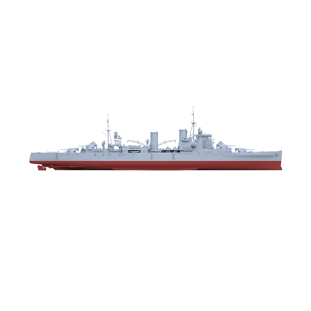 SSMODEL SS2000562/S 1/2000 Military Model Kit HMS London Cruiser 1945 Full Hull