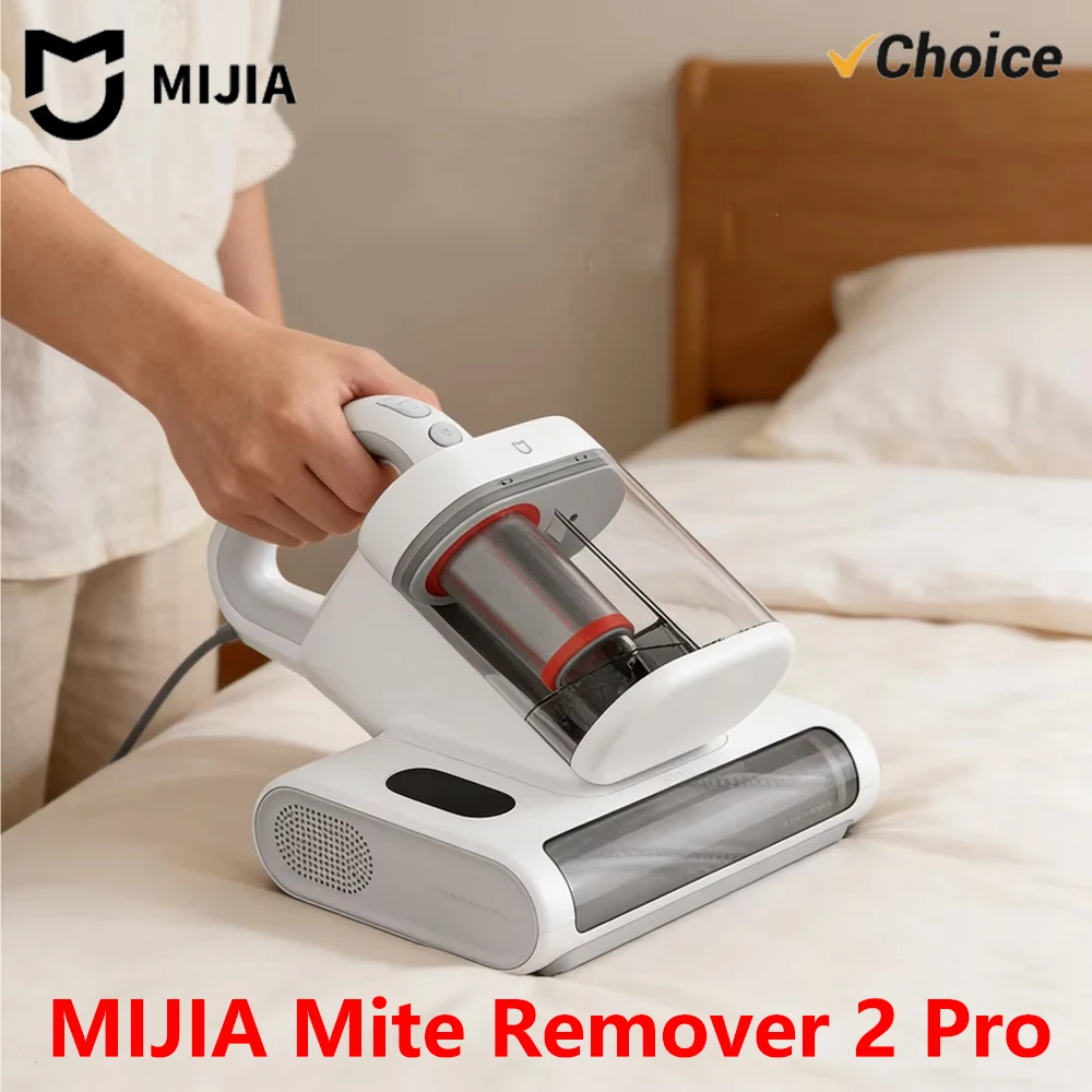 

Новый MIJIA Mite Remover 2 Pro E401CN 2025 года с двойным пылесборником, высокочастотной уборкой 72 000 раз/мин и мощностью 16 кПа (турбина)