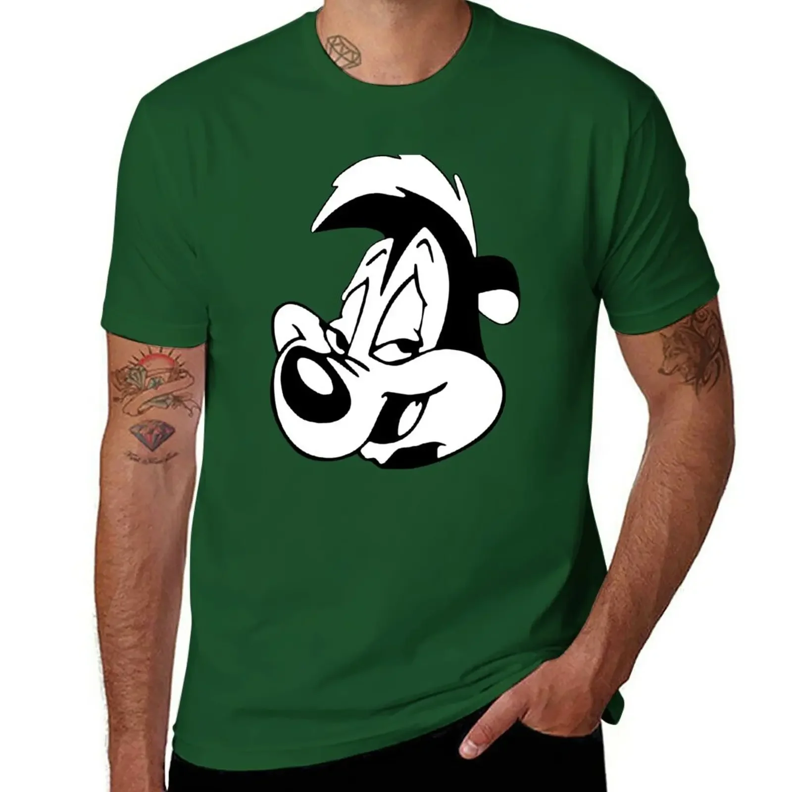 Magliette da uomo Cartoon New Pepe Le Pew t-shirt vestiti estetici plain vintage streetwear casual manga vintage anime harajuku