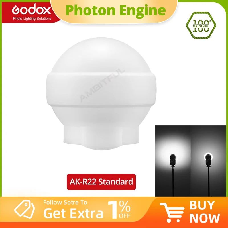 Godox AK-R22 AKR22 Комплект диффузионных куполов из силикагеля для Godox V1 AD100Pro, AD200PRO V1PRO V100 AD200PROII добавить H200R