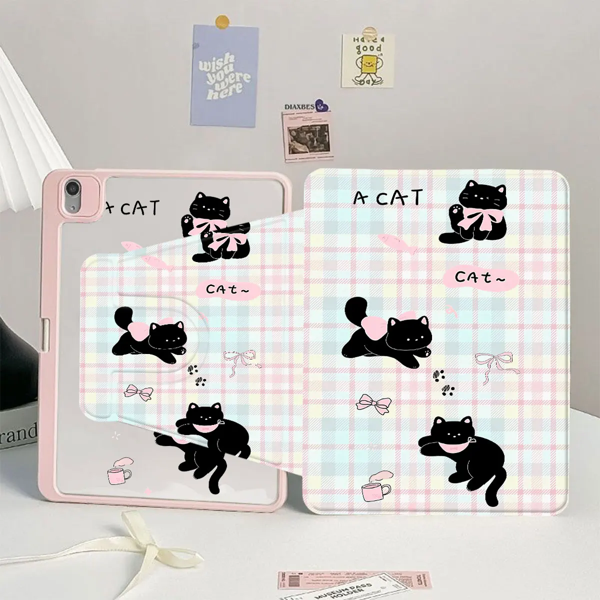 Funda con soporte giratorio para Xiaomi 5/6 11 iPad10.2 7/8/9th Redmi 8.8 MiPad 7 Pro 12.5in SamsungA9 8.7" Plus 11" A8 iPad 4th 5th 10.9
