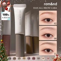 Rom&nd HAN ALL BROW CARA, ligero, sin grupos, definición de hebras definidas, duradero, a prueba de decoloración, brillante, K-Beauty, maquillaje coreano