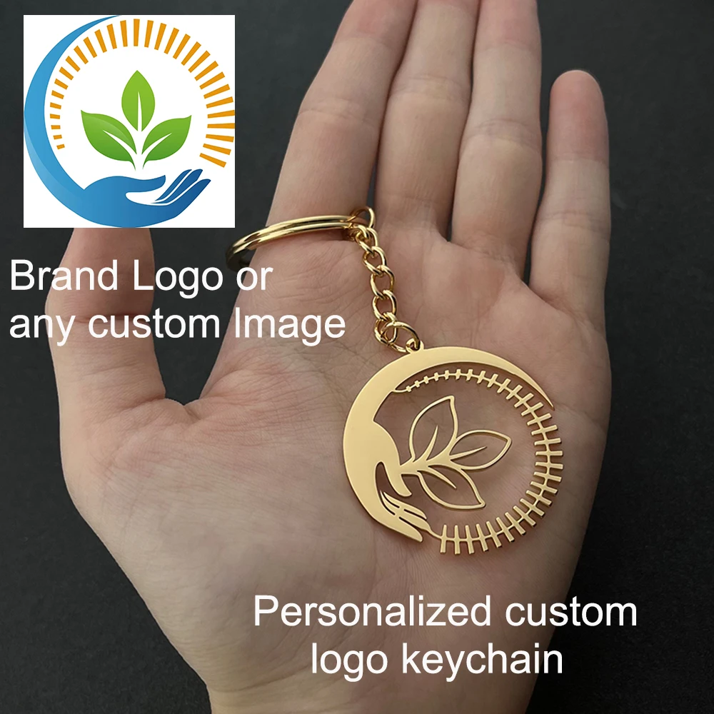 Customized Pattern Keychain, Company Logo, Backpack Pendant Car Key, Commemorative Pattern Keychain Gift