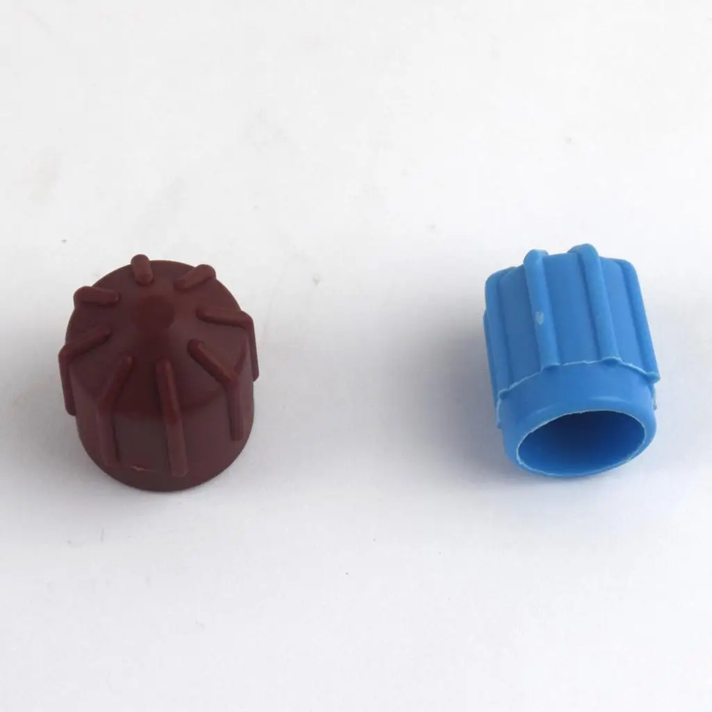 Automotive ABS Refrigerant Cap Set M8 M10 Air Conditioner Dust Cap Leak Proof Cover for Cooling System