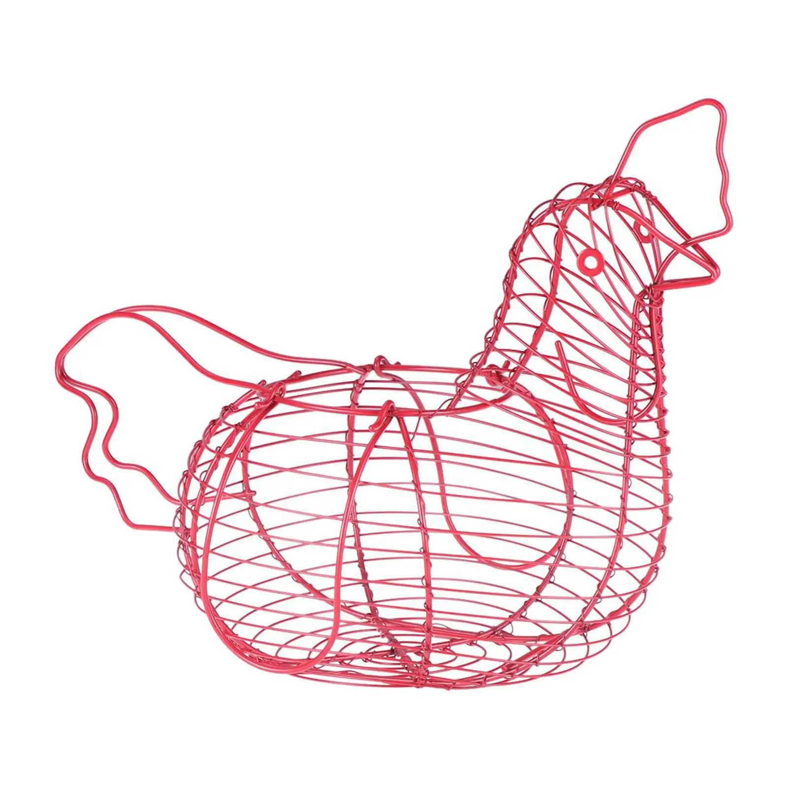 

Подставка для яиц из железной проволоки в форме курицы с розовой отделкой, размеры 30 x 25 x 26 см