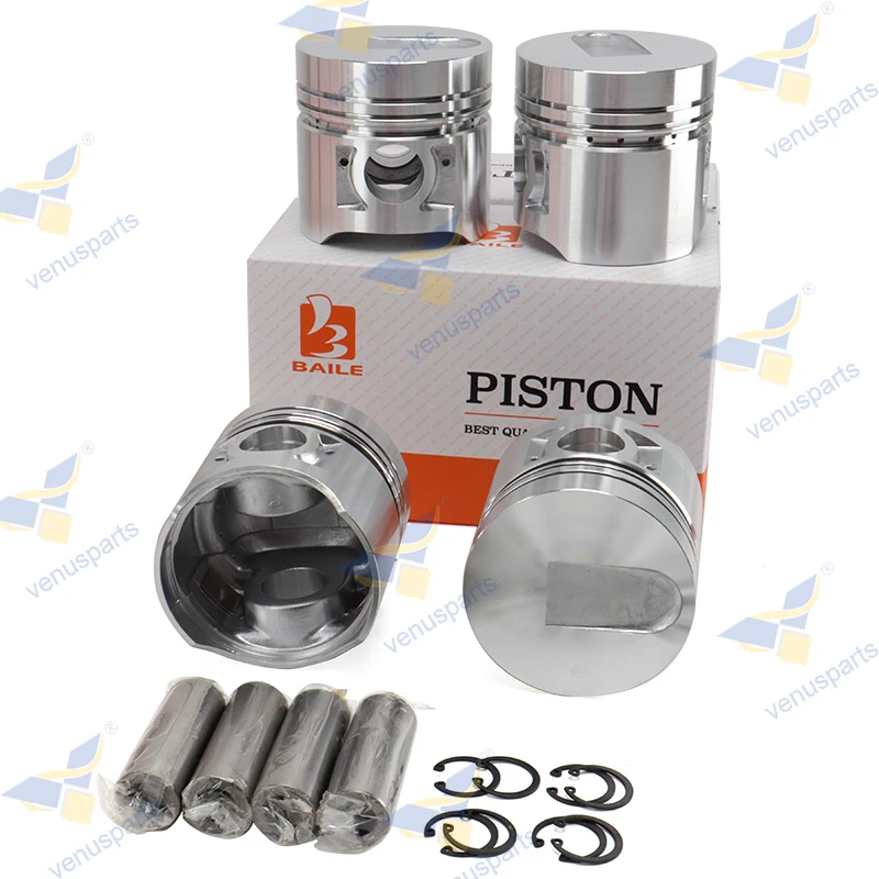 

S4E Piston With Pin Lock + Clip 4-cylinder for Mitsubishi Engine 94*2.5HK+2+4.5 34417-04101 3441720101