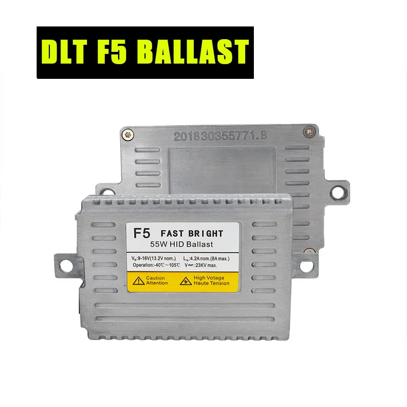 

2PCS Original Fast Bright Quick Start 55W Car Headlight Ballast Ignition Block AC 12V DLT F5 55W Xenon Reactor For HID Lamp Kit