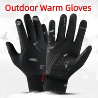 Winter Waterproof Cycling Gloves Touch Screen Bicycle Gloves Outdoor Scooter Windproof Riding Motorcycle Ski Warm Bike Gloves