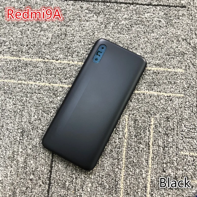 Redmi9A 9A задняя крышка аккумулятора для Xiaomi Redmi 9A, пластиковый корпус, замена запасной части для ремонта + боковые клавиши