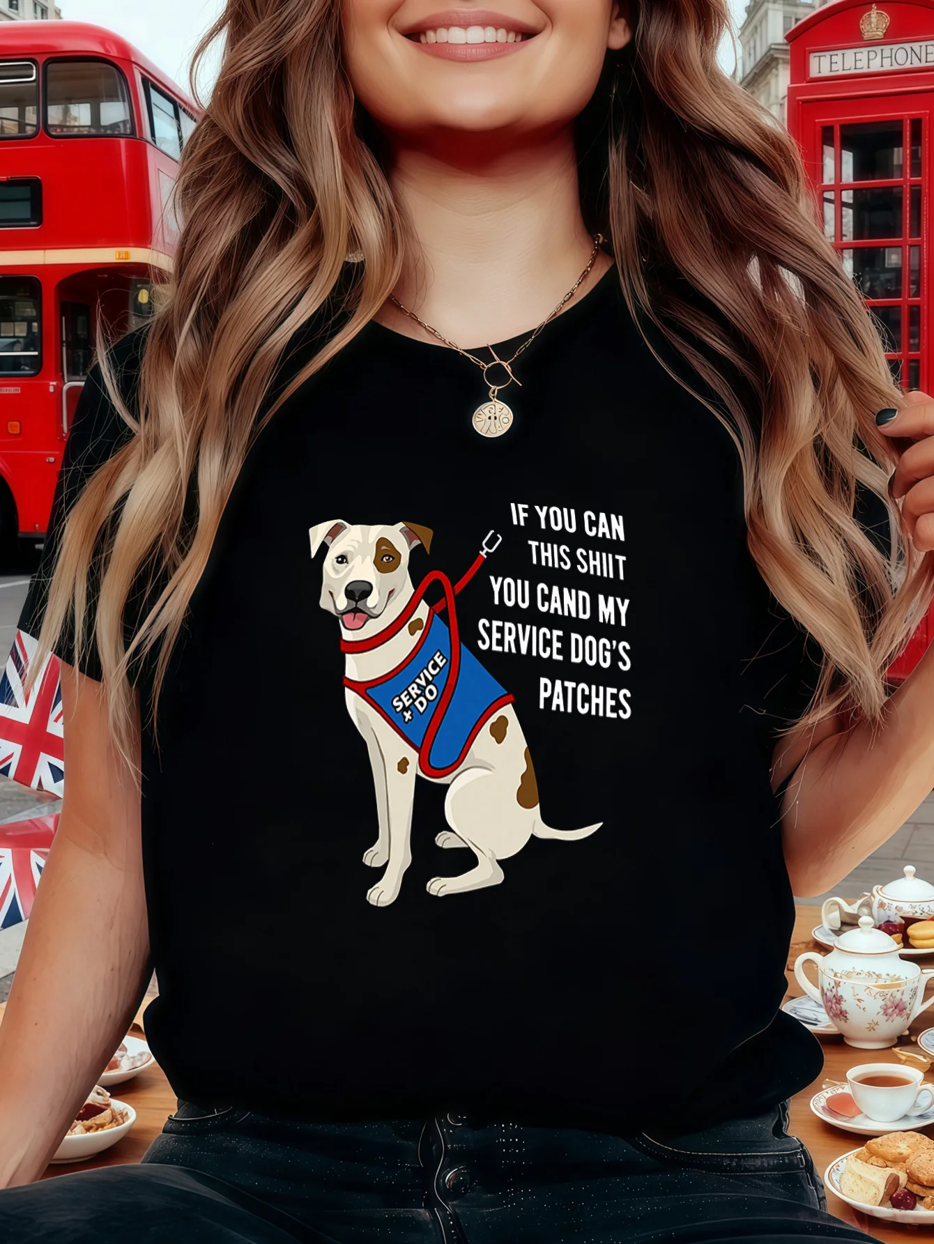 Soft cotton basic T-shirt, dachshund mother leopard print pattern, dog lover pet owner