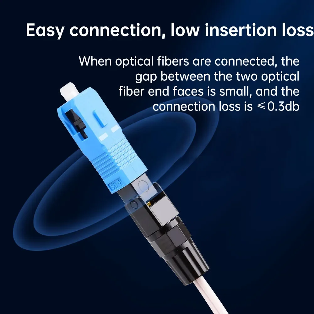 ZoeRax SC UPC جزءا لا يتجزأ من الألياف البصرية موصل سريع ل FTTH قابلة لإعادة الاستخدام الانصهار الألياف البصرية الباردة المقرنة محول ربط أدوات