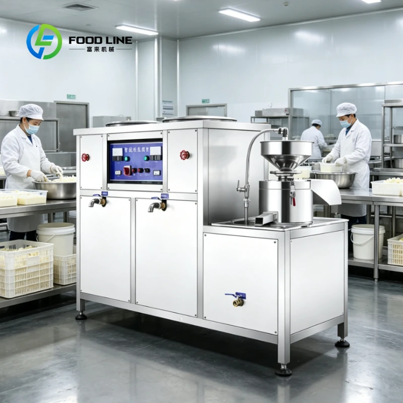 Customized Automatic Soy Milk Soybean Tofu Making Machine Tofu Pressing Machine High Efficiency Bean Tofu Pudding Maker