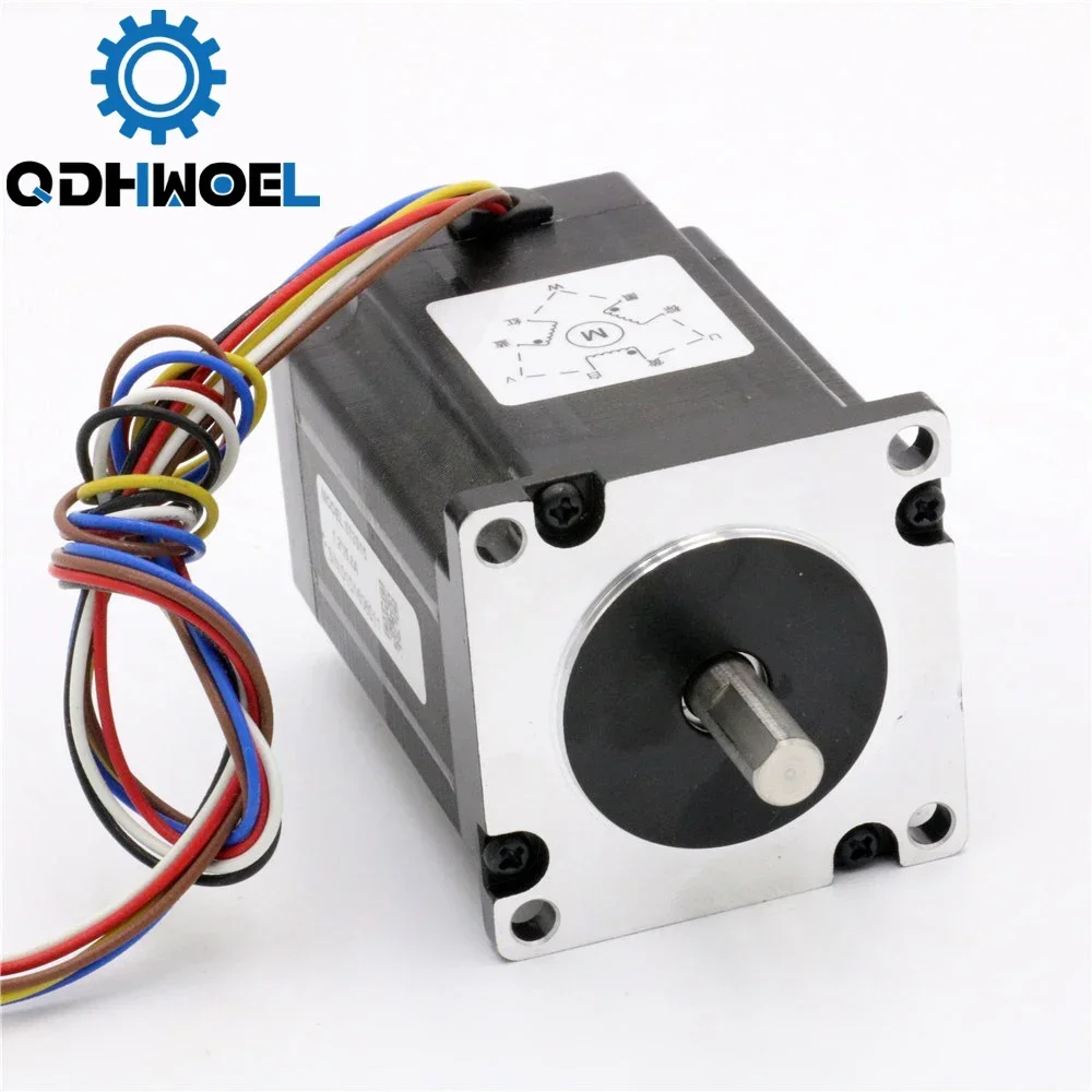 QDHWOEL Leadshine 3 Phase Stepper Motor 573S15 for Laser Engraving Cutting Machine  NEMA 23 Stepper Motor