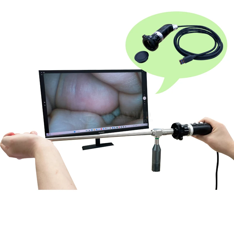 for Windows with Light Source Veterinary Surgical Recording Device Portable Full Medical Endoscope Recording Device