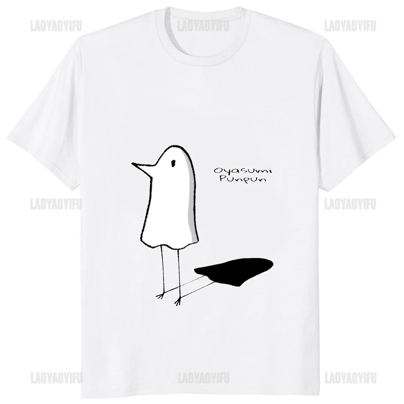 Japan Anime Oyasumi Punpun gedruckt T-Shirt lustige Cartoon Streetwear Harajuku Otaku Männer T-Shirt Hipster lässig lose Frauen T-Shirts