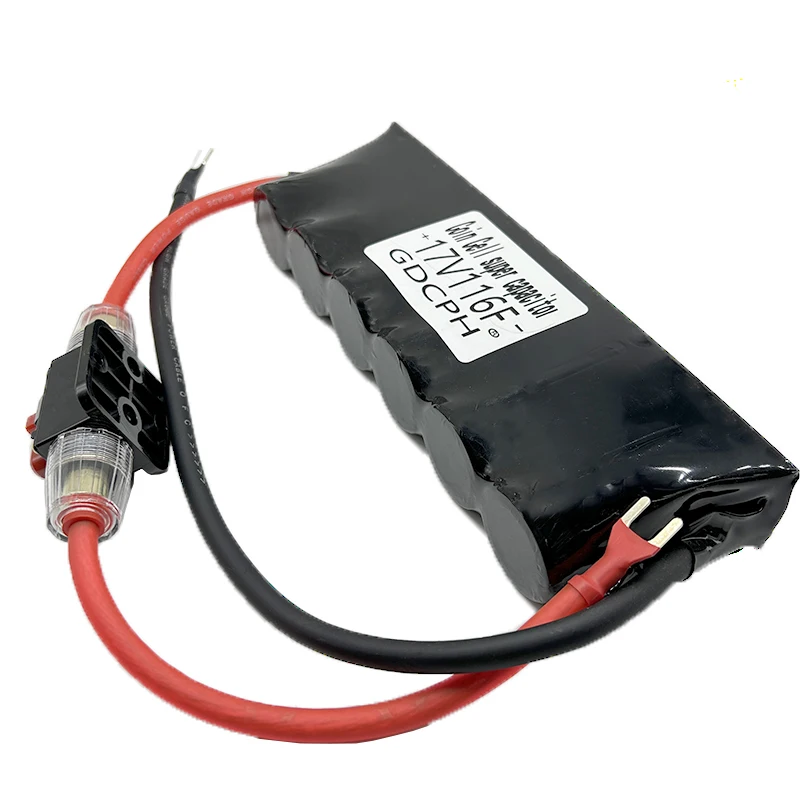 โมดูลปรับกระแส17V116F รถ2.85V700F ฤดูหนาวตัวเก็บประจุซูเปอร์ตัวเก็บประจุ2.85V700F ความจุขนาดใหญ่ความจุเยอะ16V100F