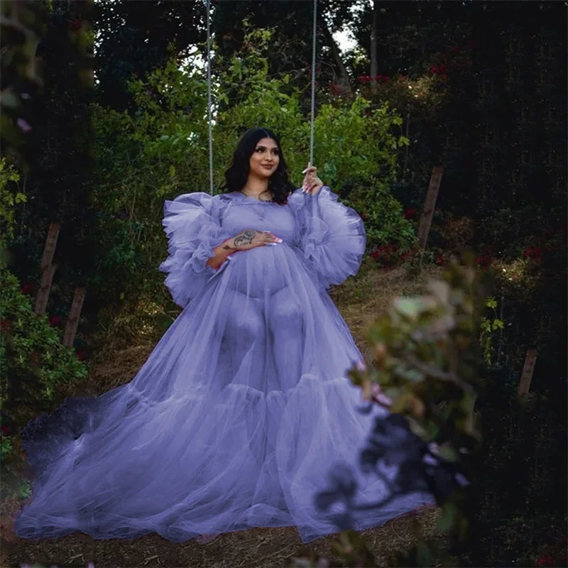 انظر من خلال فساتين للحمل لالتقاط الصور تبادل لاطلاق النار الدوش دي بيبي فوتوغرافي دي فيتيمينت دي ماتينتي فيستدوس بارا إمبارازاداس #3