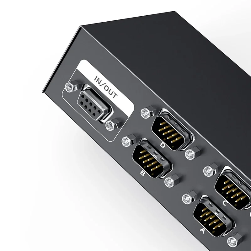 Serial DB9 Pin RS232 Switcher 4 in 1 out Bidirectional switch (1 host at a time) Sharer PC Console Sharing Selector Controller