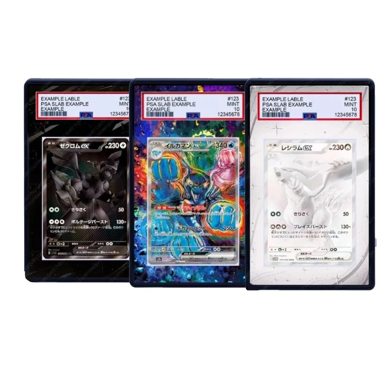 Arte extendido acrílico para Psa, estante de exhibición de tarjetas, sin tarjeta Palafin Articuno Reshiram Zekrom Garchomp Ceruledge Cleffa