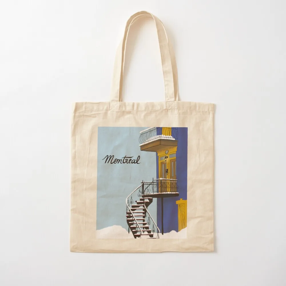 Montreal Tote Bag canvas tote shopping trolley custom the Canvas