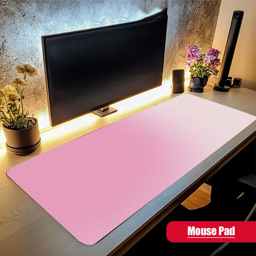 

Extended Mouse Pad Pure Color Gaming Mousepad Gamer Desk Black mouse pad grande Large Pink Keyboard Pads XXL Game Blue Mouse Mat