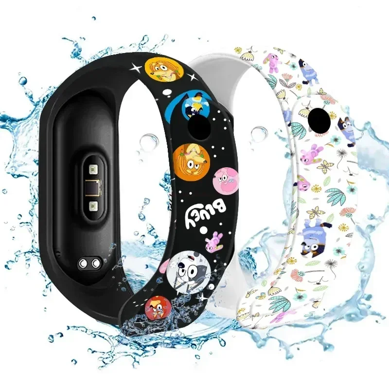 Blueyed Family Printed Electronic Watches Bracelet Bingoes Dog Cartoon Wrist Strap Touch Screen Watch Kids Birthday Gifts Toys