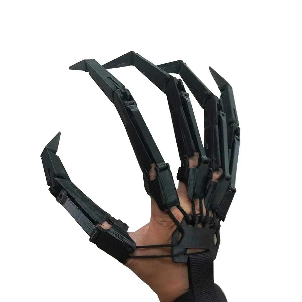 Halloween Gelenkfinger, gruselige gefälschte Finger, lustiges flexibles Spielzeug, Kostümparty, Geisterklaue, Handmodell, Halloween-Party-Dekoration – Detail 1